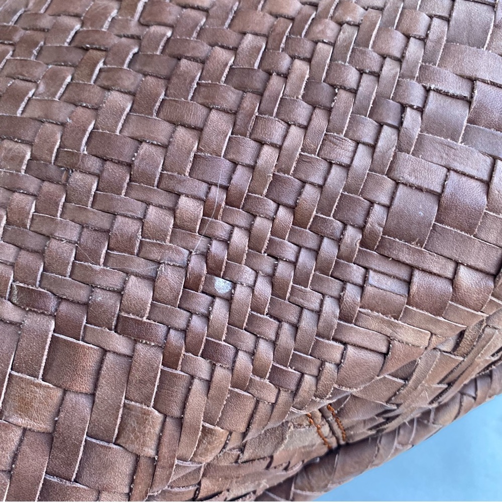 SOLD Salvatore Ferragamo Woven Leather Large Ceyla Gracy Hobo - Picture 9 of 15